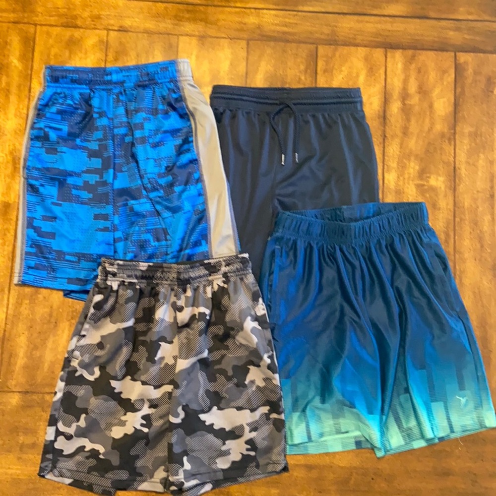 Lot of boys play shorts